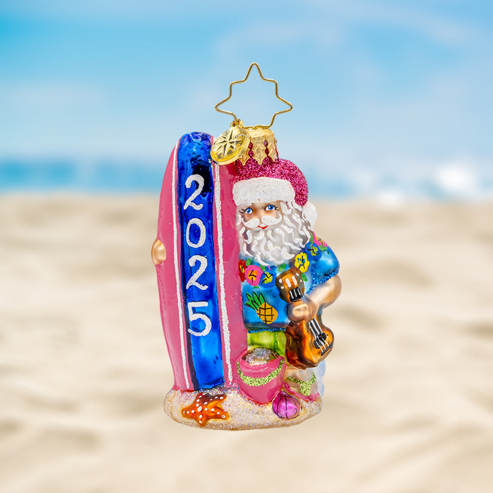 2025 Santa Claus Guitar Stand
