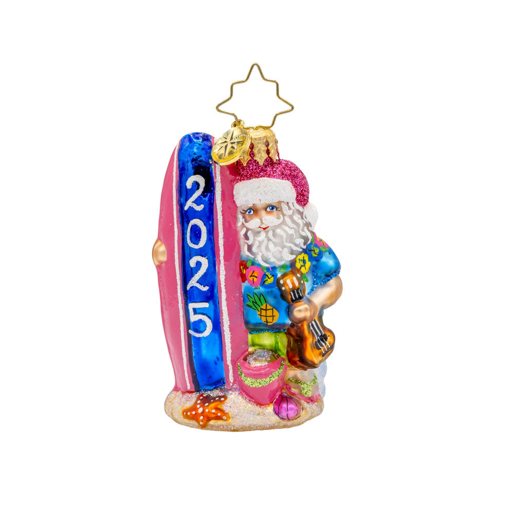 2025 Santa Claus Guitar Stand