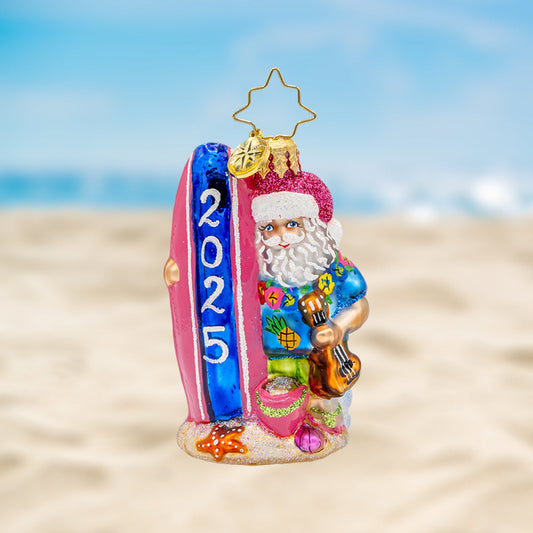 2025 Santa Claus Guitar Stand
